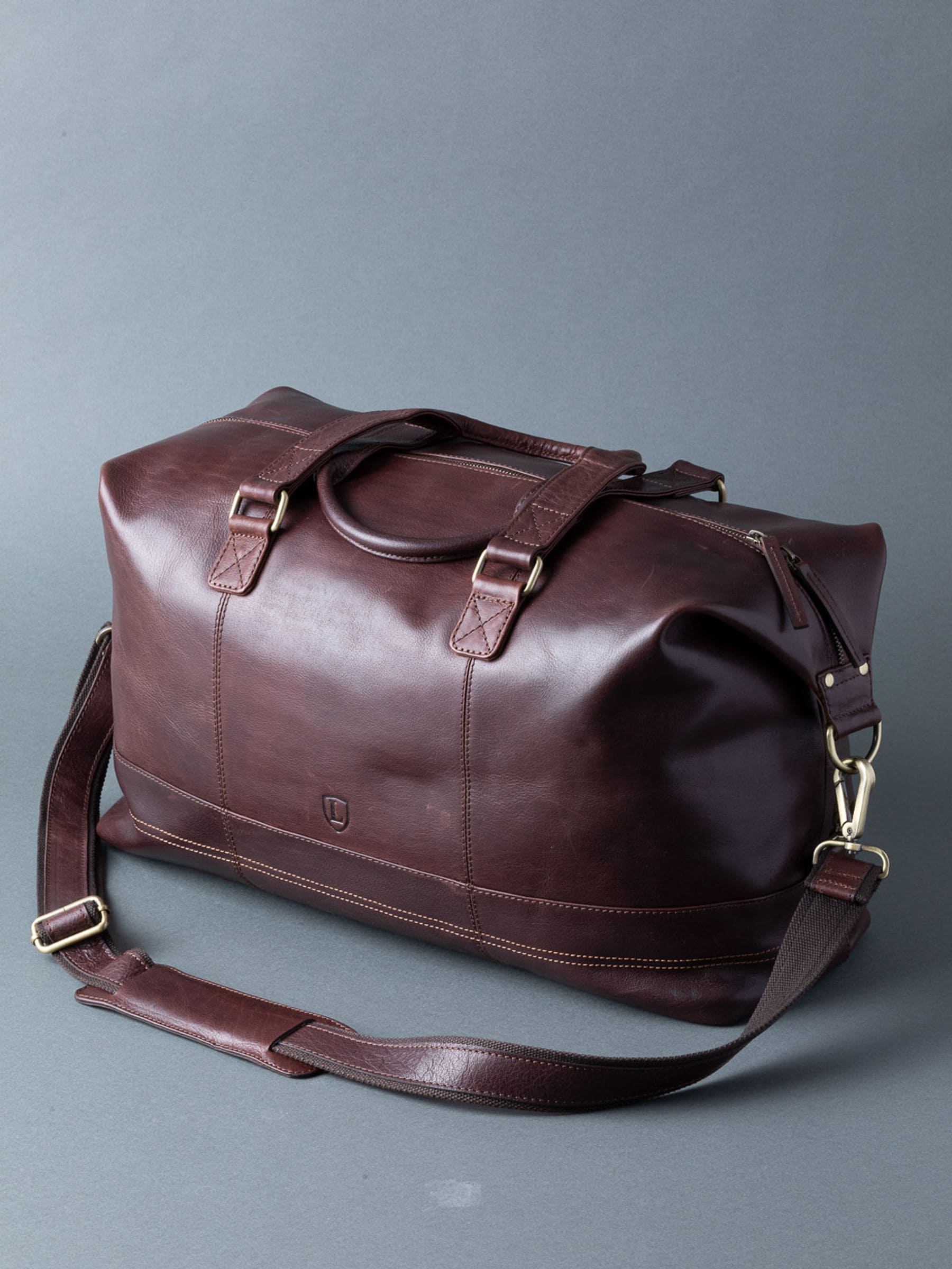 Buy Lakeland Leather Brown Keswick Leather Holdall from Next Luxembourg