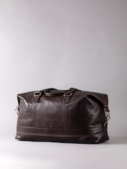 Lakeland Leather Brown Keswick Holdall - Image 4 of 9