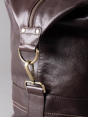 Lakeland Leather Brown Keswick Holdall - Image 6 of 9