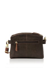 Castanho - Bolsa transversal Hartsop com zíper Lakeland Leather - Imagem 11 de 14