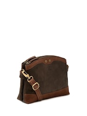 Castanho - Bolsa transversal Hartsop com zíper Lakeland Leather - Imagem 12 de 14