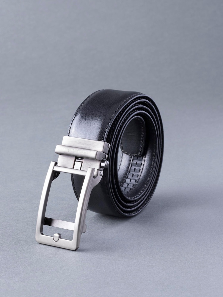 Lakeland Leather Black Ratchet Leather Belt - Image 2 of 4
