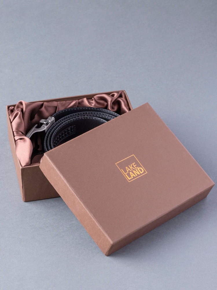 Lakeland Leather Black Ratchet Leather Belt - Image 4 of 4