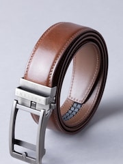 Lakeland Leather Brown Ratchet Leather Belt - Image 2 of 2