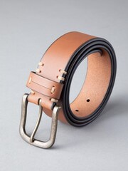 Lakeland Leather Dark Cognac Brown Levens Leather Belt - Image 2 of 3