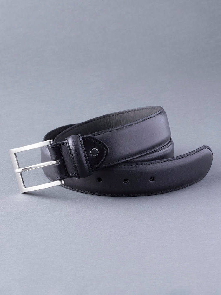 Lakeland Leather Black Staveley Leather Belt - Image 1 of 3