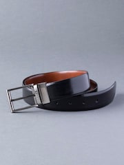 Lakeland Leather Tan/Black Caldew Double Sided Belt - Image 1 of 2