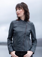 Lakeland Leather Navy Jilly Leather Jacket - Image 1 of 6