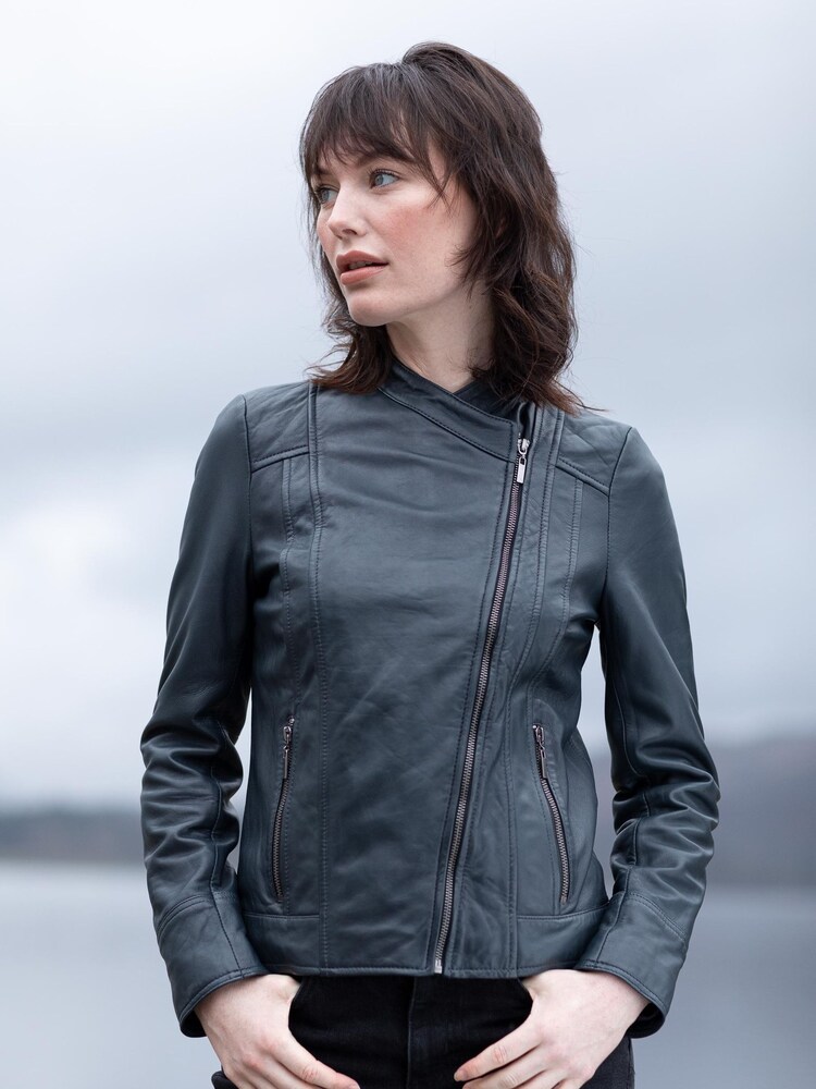 Lakeland Leather Navy Jilly Leather Jacket - Image 1 of 6