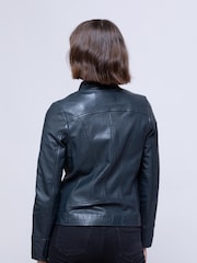Lakeland Leather Navy Jilly Leather Jacket - Image 2 of 6