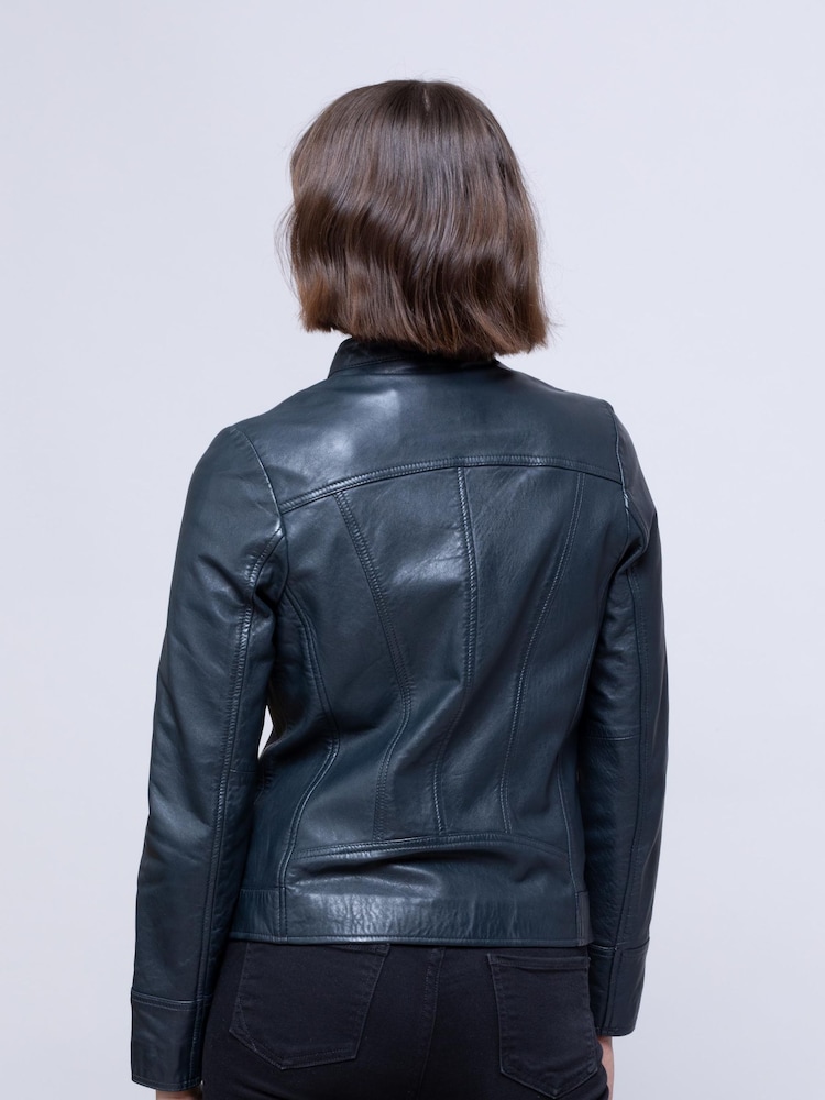Lakeland Leather Navy Jilly Leather Jacket - Image 2 of 6