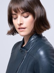 Lakeland Leather Navy Jilly Leather Jacket - Image 4 of 6