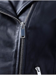 Lakeland Leather Black Thirlmere Leather Biker Jacket - Image 9 of 9