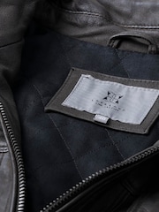 Lakeland Leather Brown Wansfell Leather Biker Jacket - Image 12 of 16