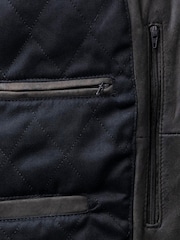 Lakeland Leather Brown Wansfell Leather Biker Jacket - Image 13 of 16