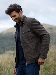 Lakeland Leather Brown Wansfell Leather Biker Jacket - Image 2 of 16