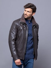Lakeland Leather Brown Derwent Leather Jacket - Image 3 of 6