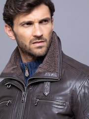 Lakeland Leather Brown Derwent Leather Jacket - Image 4 of 6