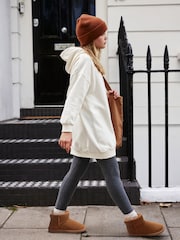 Ecru Cream Longline Hoodie (3-16yrs) - Image 3 of 7