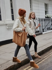 Ecru Cream Longline Hoodie (3-16yrs) - Image 7 of 7