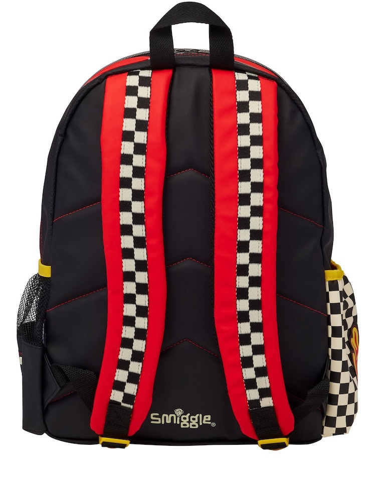 Smiggle Black Pit Stop Zone Backpack - Image 2 of 3 Smiggle Black Pit Stop Zone Backpack - Image 2 of 3