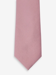 Dusky Pink Slim Twill Tie - Image 2 of 3