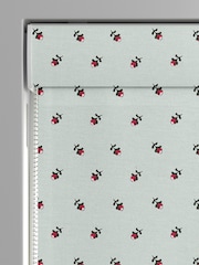 Cath Kidston Mint Rose Bud Made To Measure Roman 100% Cotton Blinds - Image 3 of 6