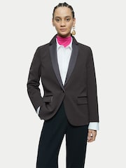 Jigsaw Black Paris Brook Shortline Blazer - Image 1 of 4