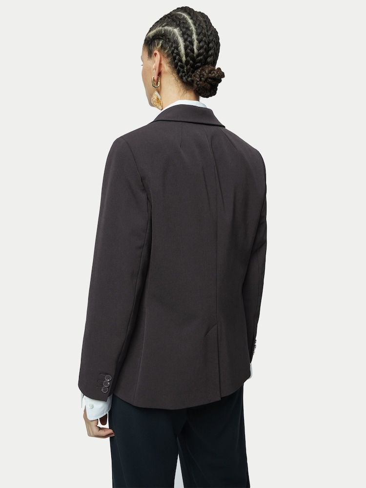 Jigsaw Black Paris Brook Shortline Blazer - Image 2 of 4