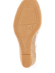Jones Bootmaker Ladies Natural Rosanna Slingback Wedges - Image 6 of 6