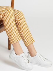 Jones Bootmaker Ladies Arielle Leather Trainers - Image 1 of 6