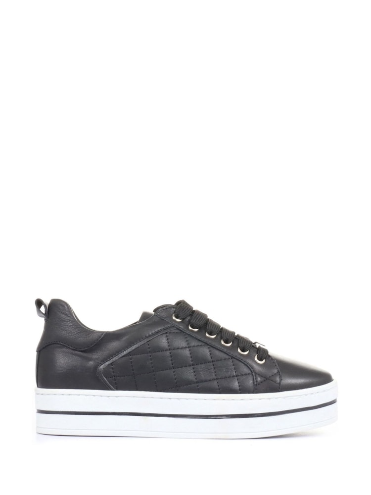 Jones Bootmaker Ladies Arielle Leather Trainers - Image 2 of 6