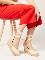 Jones Bootmaker Ladies Alyssa Wedge Espadrilles - Image 1 of 6