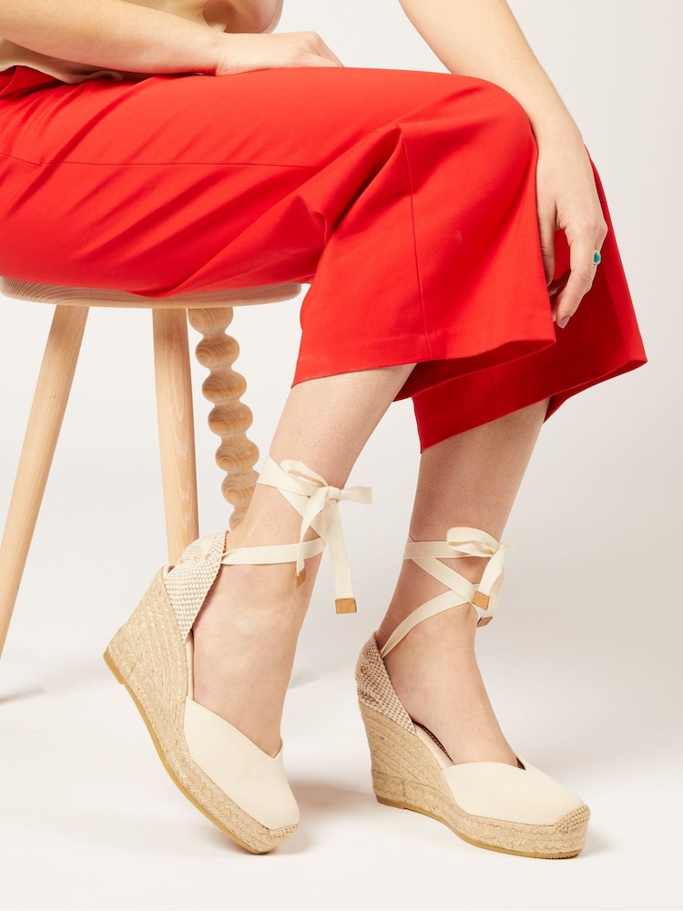 Jones Bootmaker Ladies Alyssa Wedge Espadrilles - Image 1 of 6