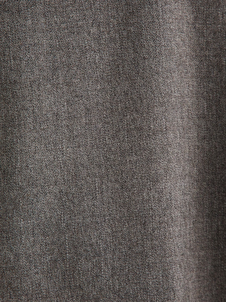 Серо-коричневый - Зауженные - Брюки Signature из 100% шерсти с поясом Motion Flex - Image 7 of 7