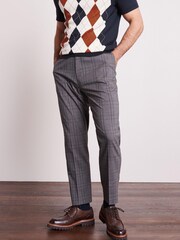 Szary - Next Archive Pleated Trousers - Obraz 1 z 4