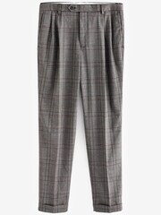 Szary - Next Archive Pleated Trousers - Obraz 2 z 4