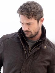 Lakeland Leather Brown Skelwith Leather Coat Jacket - Image 4 of 4
