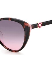 Gafas de sol marrones con montura de carey Visalia de kate spade new york - Imagen 4 de 4