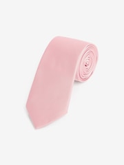 Burgundy Red Twill Ties With Tie Clip 2 Pack - Image 3 of 7