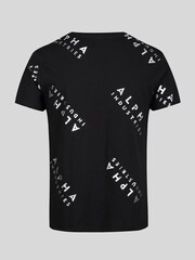 Alpha Industries Foil Print 100% Cotton Black T-Shirt - Image 5 of 7