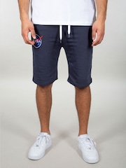 Alpha Industries Grey 100% Cotton NASA Basic Sweat Shorts - Image 1 of 8