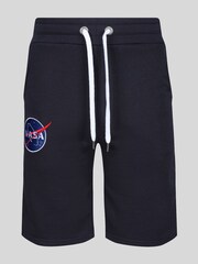 Alpha Industries Grey 100% Cotton NASA Basic Sweat Shorts - Image 5 of 8