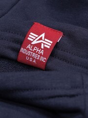 Alpha Industries Grey 100% Cotton NASA Basic Sweat Shorts - Image 8 of 8