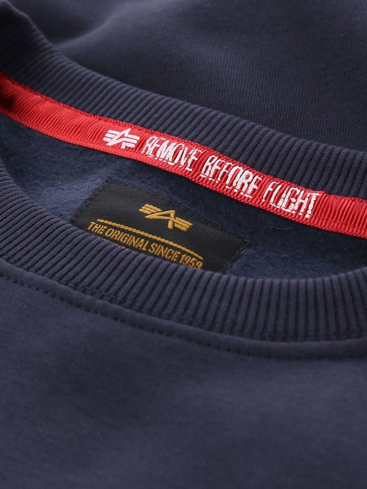 Alpha Industries NASA Reflective 100% Cotton Sweater - Image 7 of 7 Alpha Industries NASA Reflective 100% Cotton Sweater - Image 7 of 7