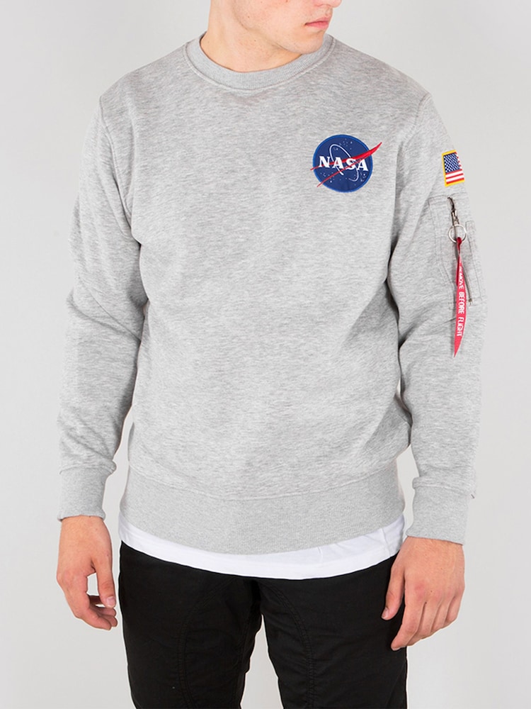 Alpha Industries Space Shuttle 100% Cotton Sweatshirt - Image 1 of 10
