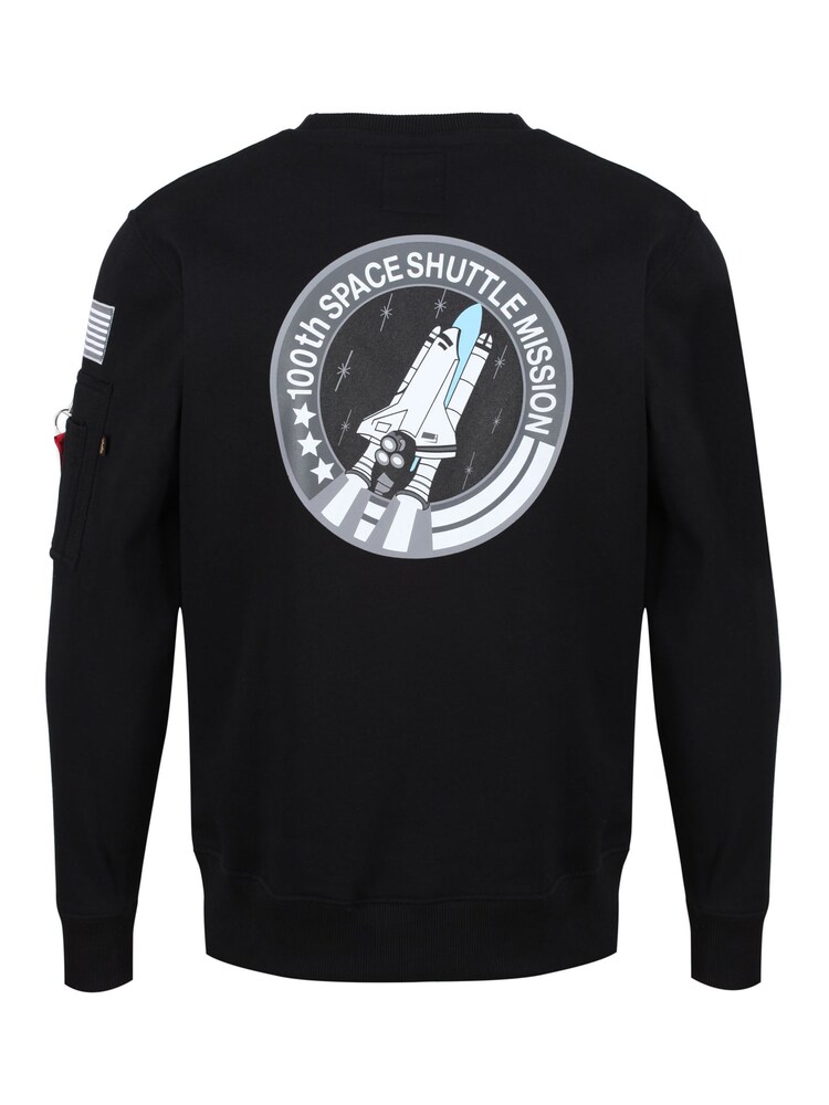 Alpha Industries Space Shuttle 100% Cotton Sweat Top - Image 5 of 9