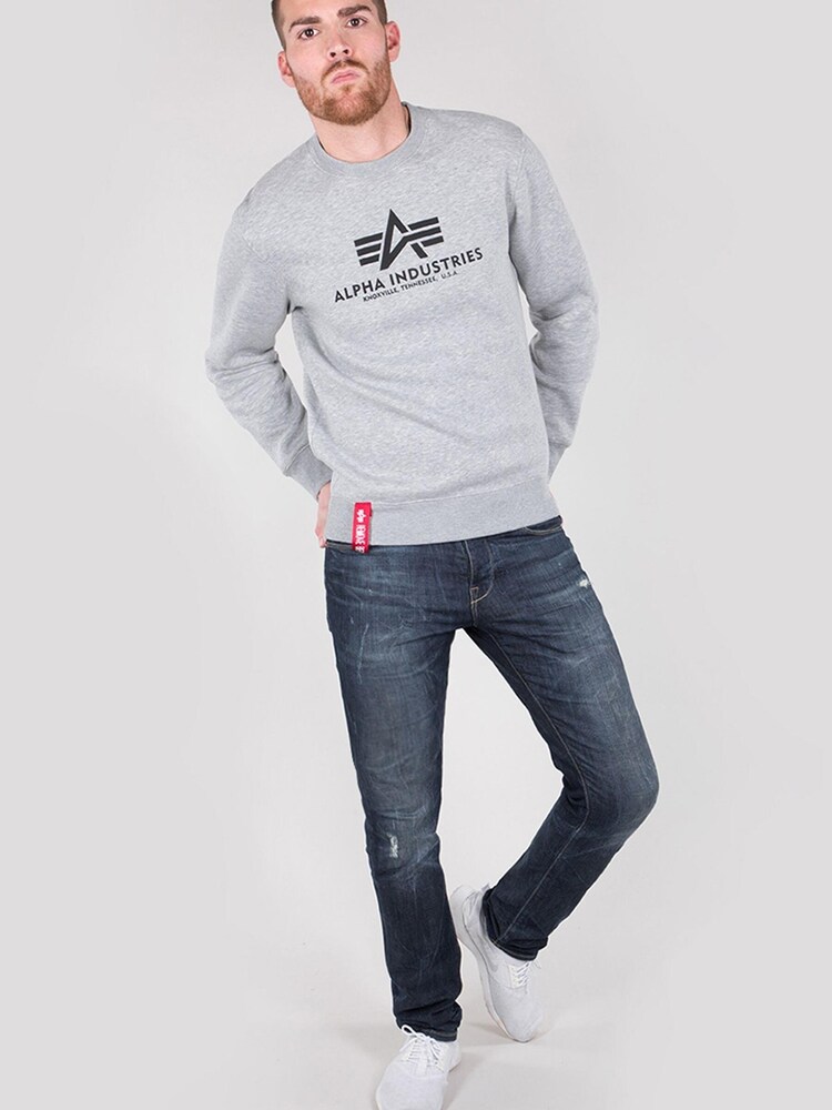 Alpha Industries Basic 100% Cotton Sweater - Image 3 of 3 Alpha Industries Basic 100% Cotton Sweater - Image 3 of 3