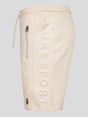 Luke 1977 Cream 100% Cotton Retriever Sweat Shorts - Image 3 of 5