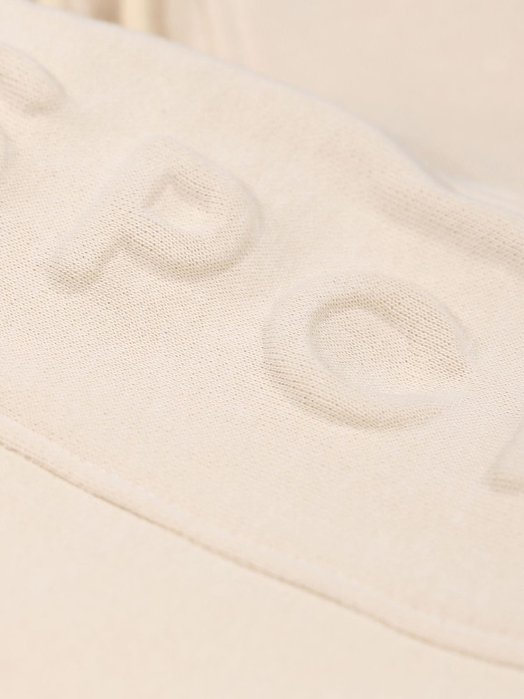 Luke 1977 Cream 100% Cotton Retriever Sweat Shorts - Image 5 of 5